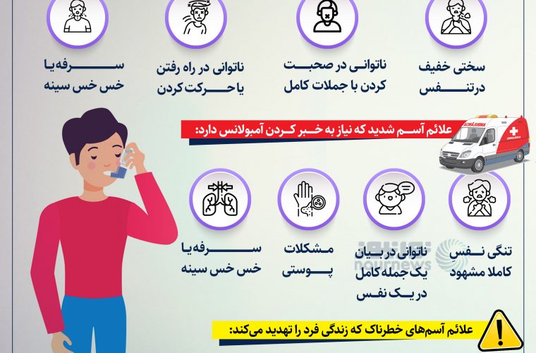 علائم حمله آسم چیست؟