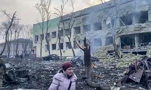 جنگ اوکراین؛ کی‌یف: روسیه بیمارستان کودکان ماریوپل را ویران کرد