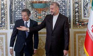 گروسی در تهران؛ بیانیه مشترک ایران و آژانس برای برطرف کردن مسائل باقی مانده اعلام شد