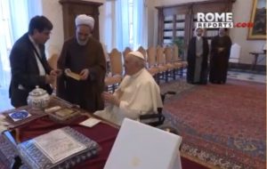 گزارش شبکه ایتالیایی رم‌رپورتز از دیدار آیت‌الله اعرافی و پاپ