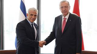 دیدار اردوغان با نخست‌وزیر اسرائیل پس از ۱۴ سال؛لاپید از همکاری اطلاعاتی ترکیه درباره ایران تشکر کرد