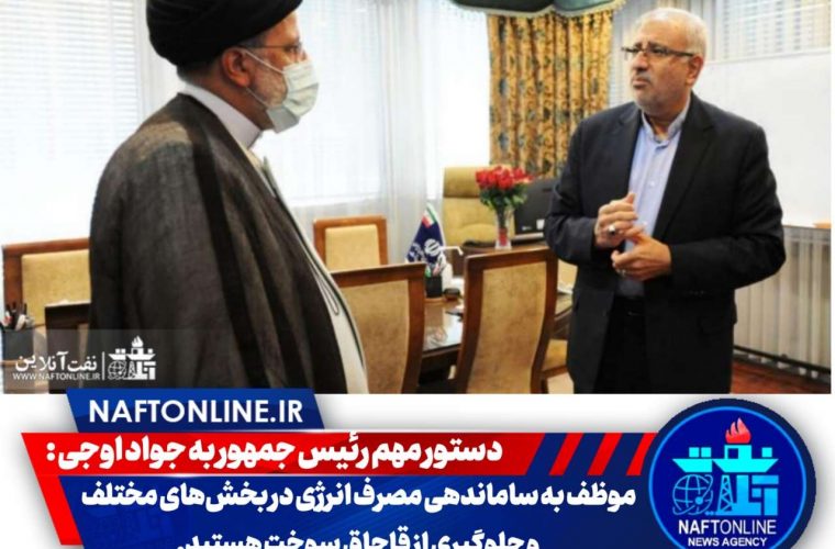دستورات مهم آیت الله سید ابراهیم رییسی به جواد اوجی