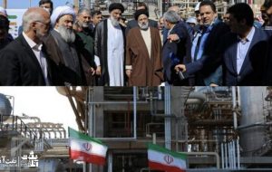 افتتاح یک طرح با حضور رئیس جمهور در پالایشگاه آبادان