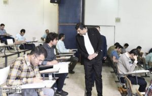 نظارت میدانی مهدی علی مددی بر آزمون استخدامی وزارت نفت