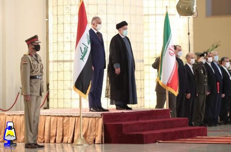 استقبال رسمی رئیسی از نخست وزیر عراق