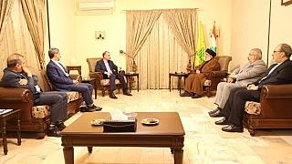 دیدار حضوری امیرعبداللهیان و سیدحسن نصرالله در بیروت