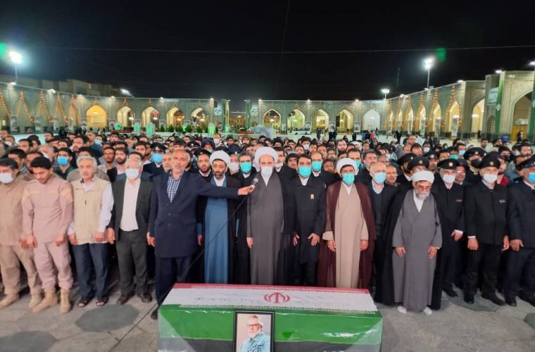 وداع با پیکر نادر طالبزاده در حرم مطهر رضوی+ فیلم وداع با پیکر نادر طالبزاده در حرم مطهر رضوی+ فیلم