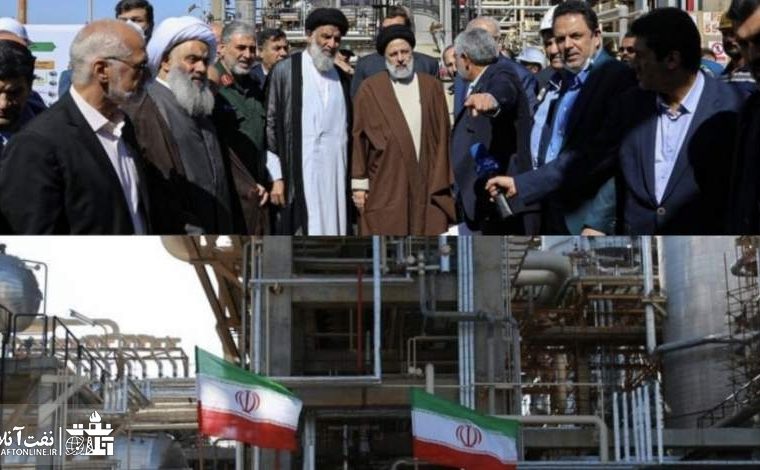 افتتاح یک طرح با حضور رئیس جمهور در پالایشگاه آبادان