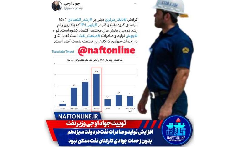 افزایش تولید و صادرات نفت در دولت سیزدهم بدون زحمات جهادی کارکنان نفت ممکن نبود